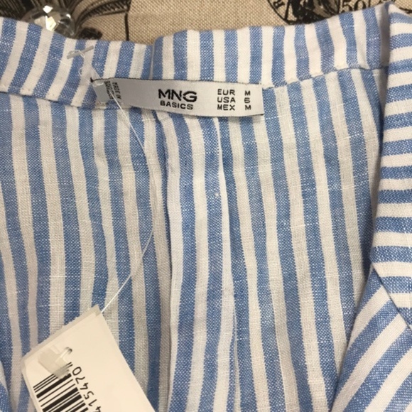 Mango Linen Blouse - Picture 5 of 8